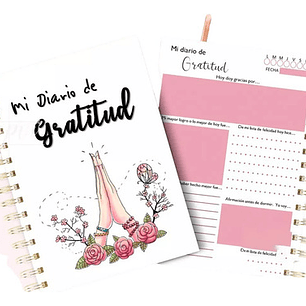 Diario De Gratitud Y Abundancia Imprimibles Editables + Pdf