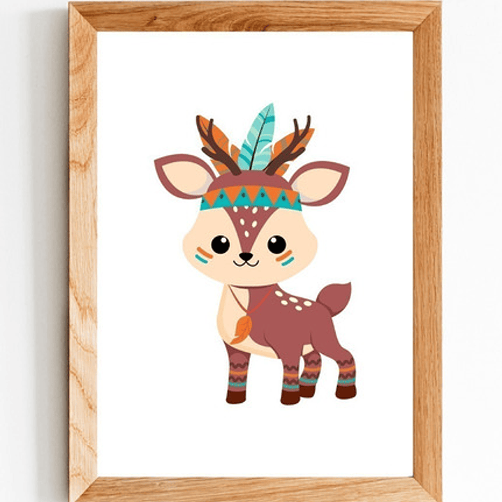 Kit X 6 Láminas Animales Nórdicos Imprimibles 2