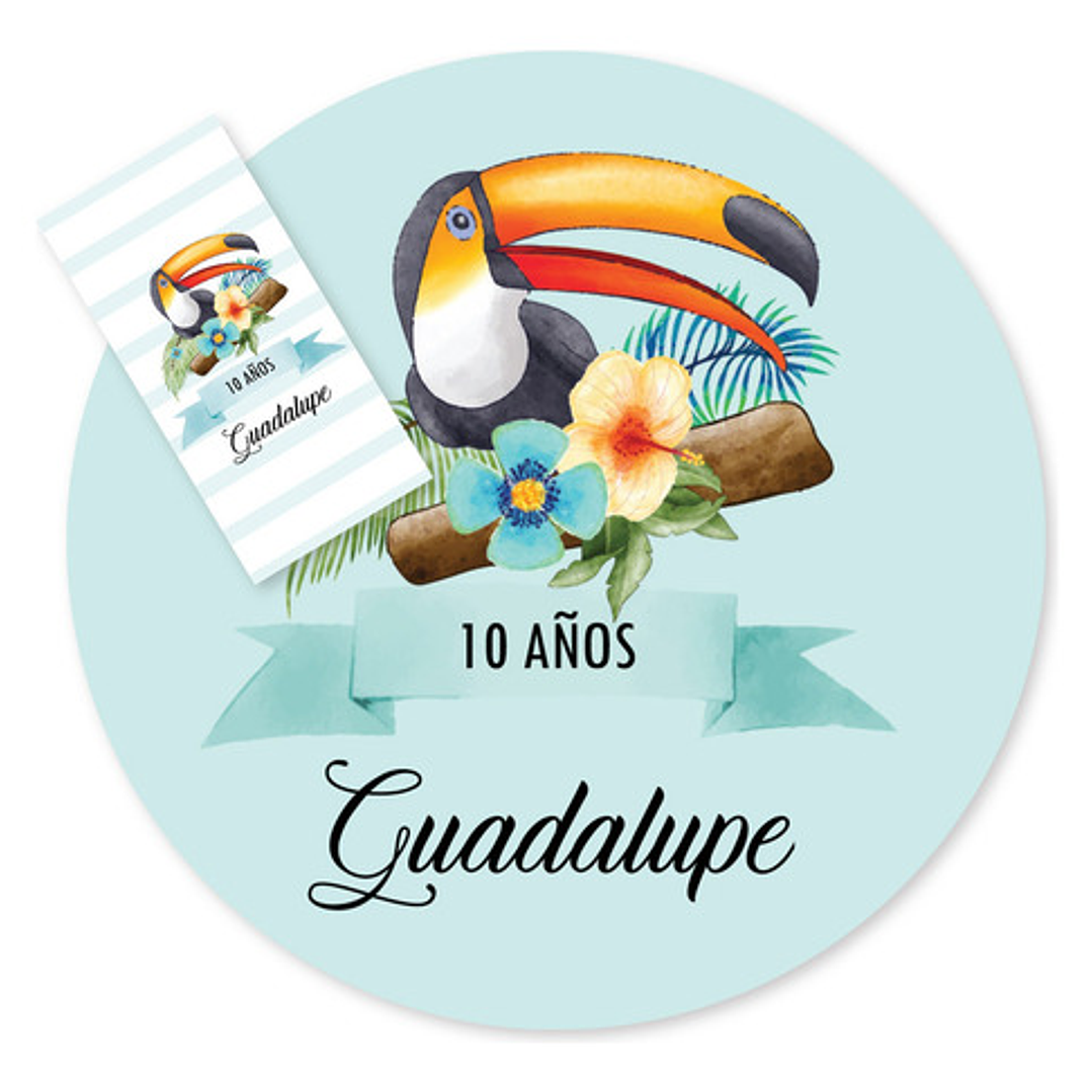 Kit Imprimible Tucan Toucan Tucanes Toucans Aves Birds Candy 1