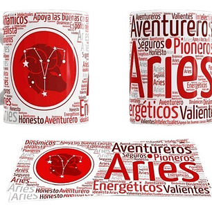 Kit Diseños Plantillas Tazas Signos Del Zodiaco Sublimación 