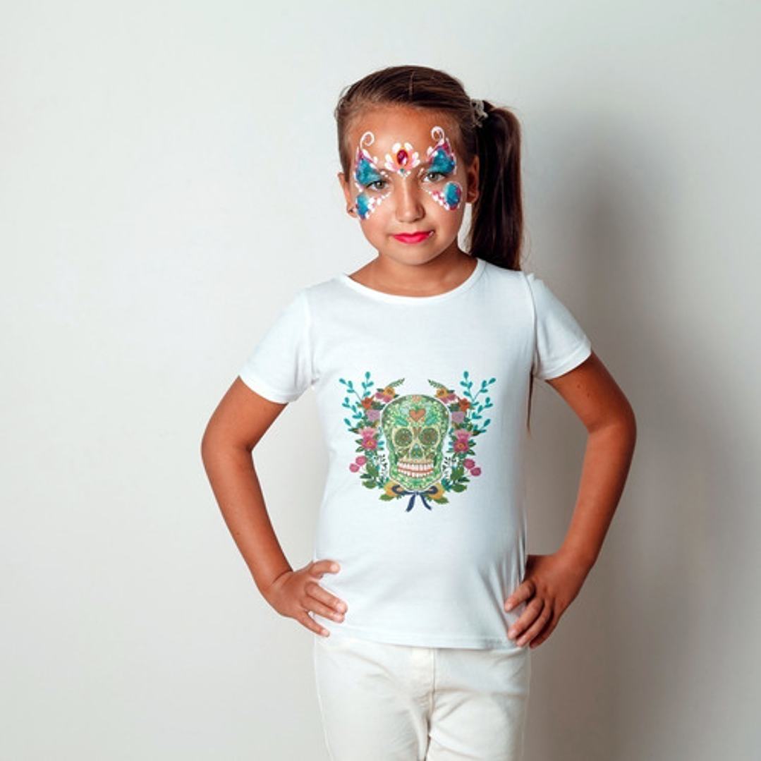 Diseños Plantillas Para Remeras Niñas Sublimación M18 8