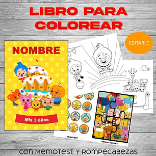 Para Pintar Editable Imprimible De Plim Plim