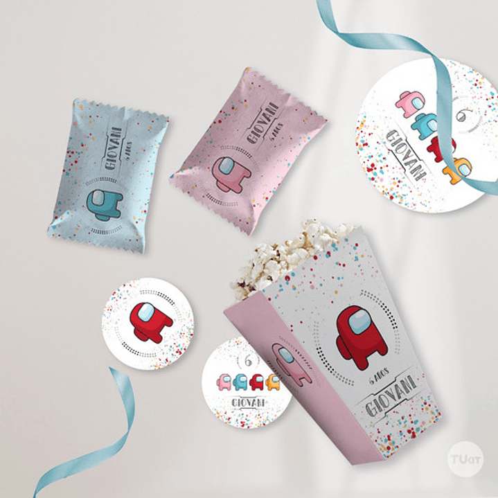 Kit Imprimible Among Us Amongus Cumpleaños Tukit 2