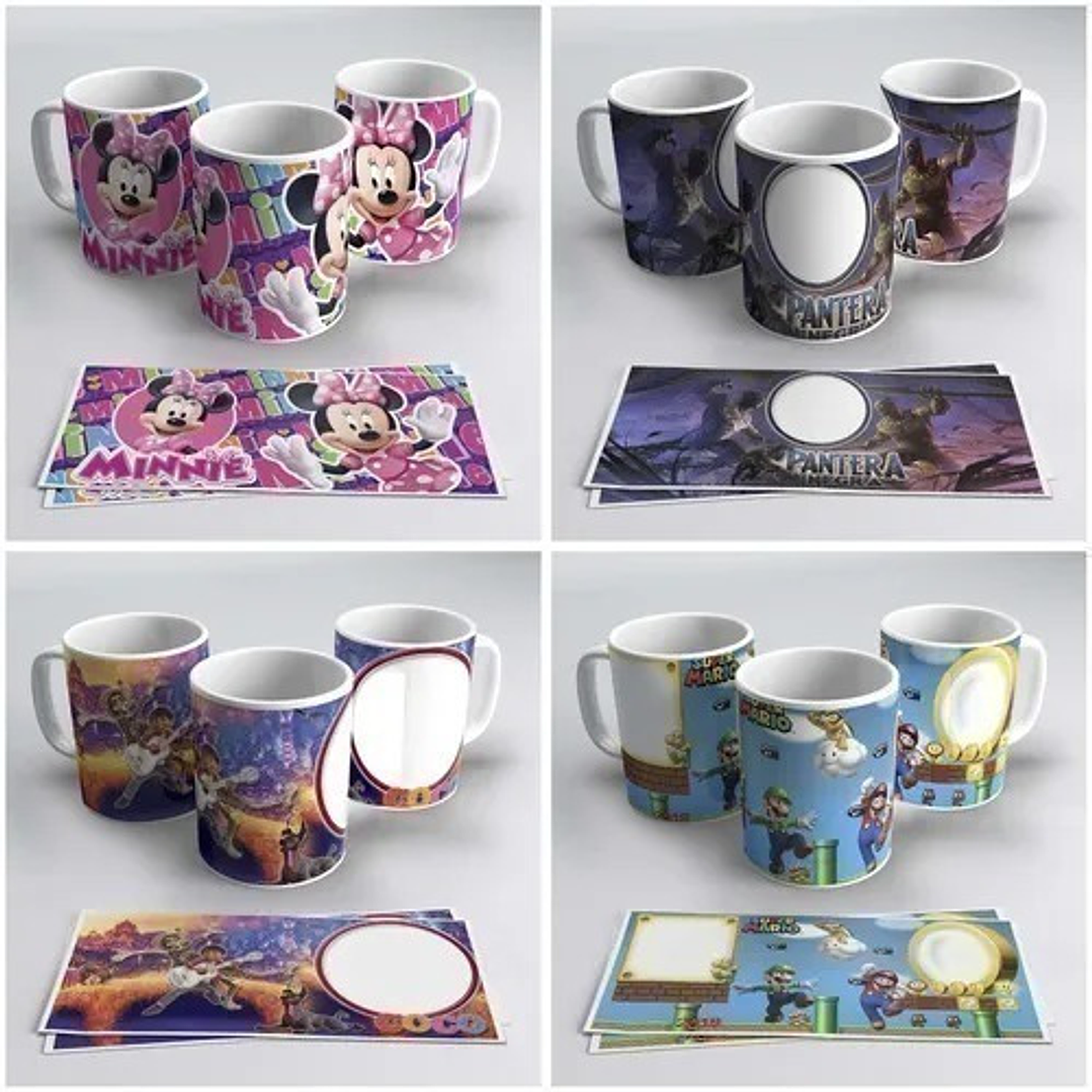 600 Plantillas Sublimacion Dia Del Niño Infantil Tazones Png 9