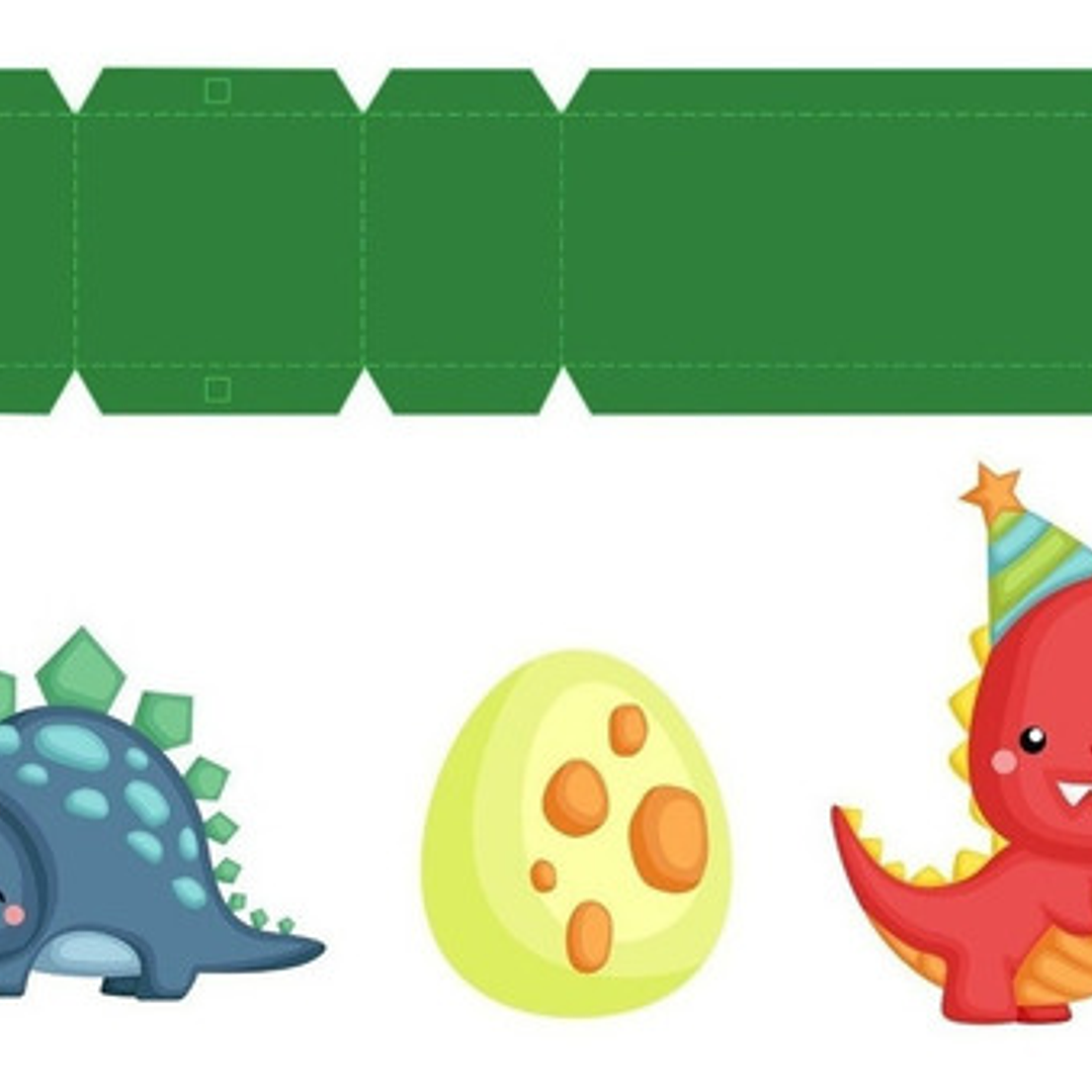 Kit Imprimible Dinosaurio Bebé Letras 3d Editable +   5