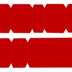 Kit Imprimible Letras 3d Editables Plim Plim Abecedario Rojo