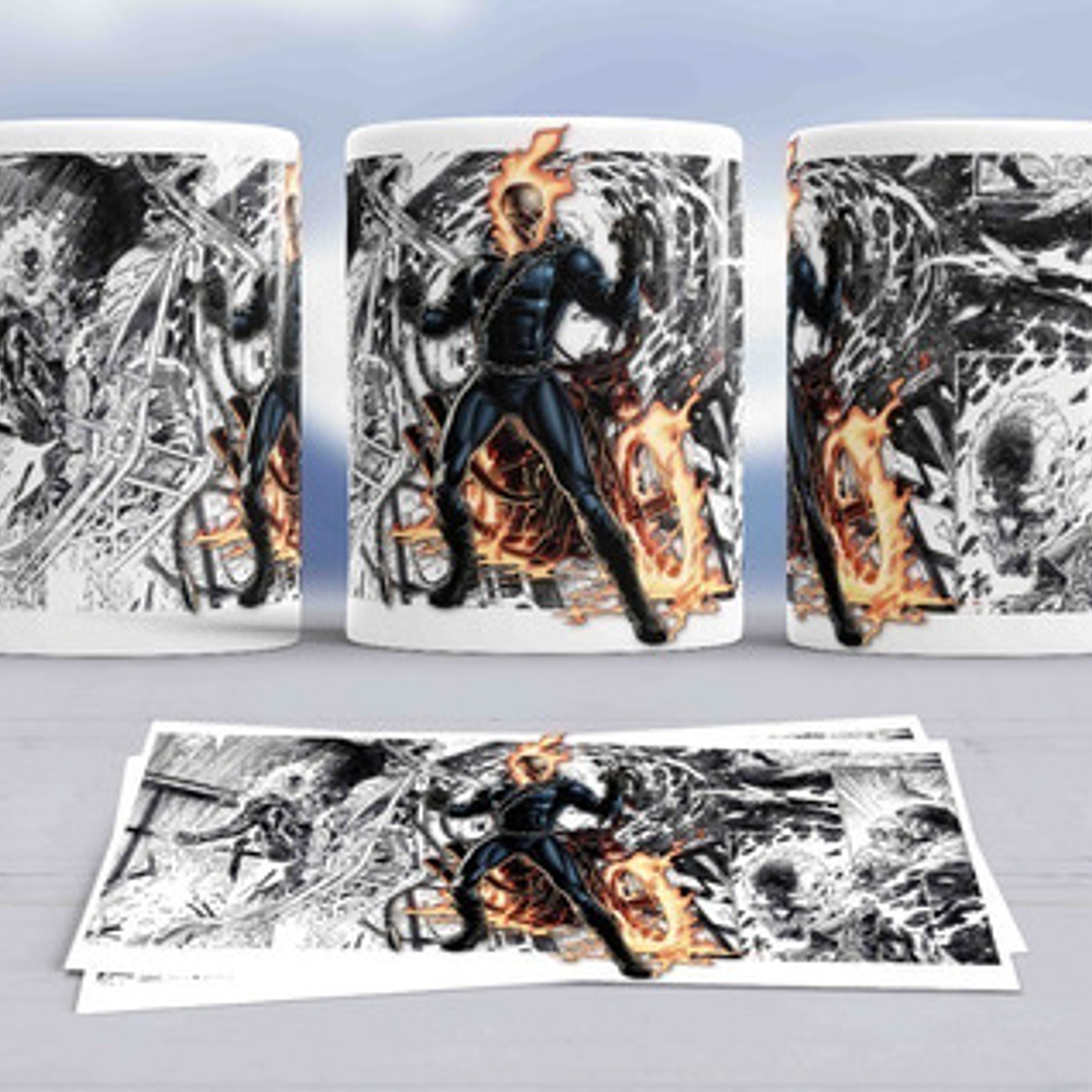 Diseños Plantillas Tazas Marvel Super Héroes Sublimación  8
