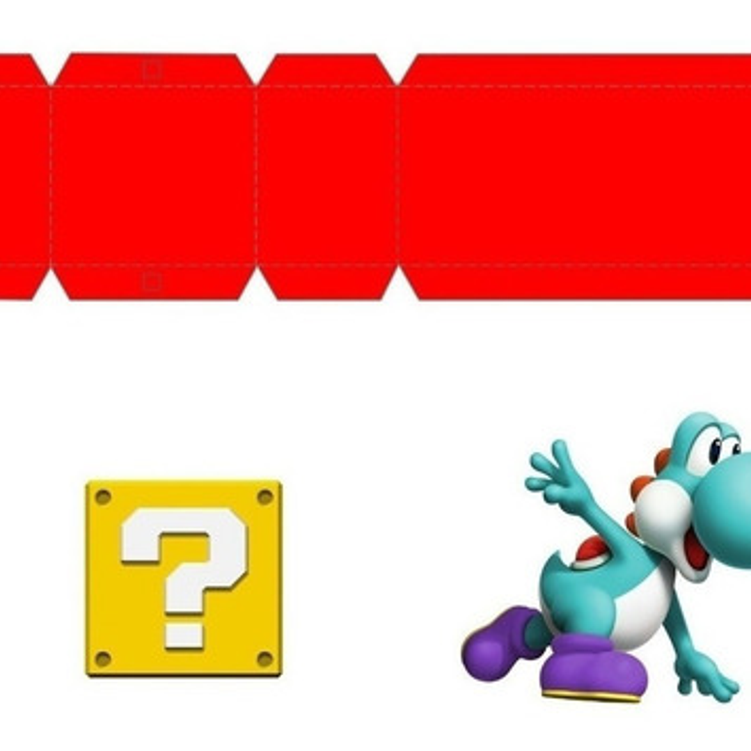 Kit Imprimible Letras 3d Editables Super Mario Bros 3