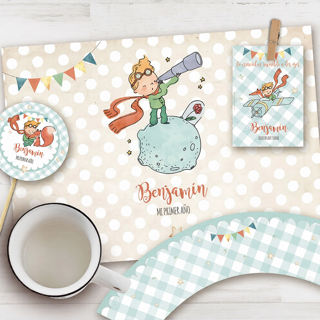 Kit Imprimible El Principito Texto Editable en PDF 2