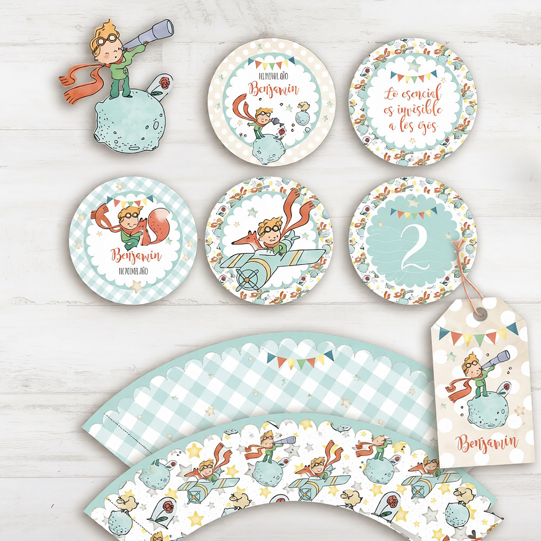 Kit Imprimible El Principito Texto Editable en PDF 3