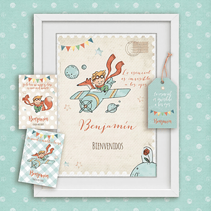 Kit Imprimible El Principito Texto Editable en PDF