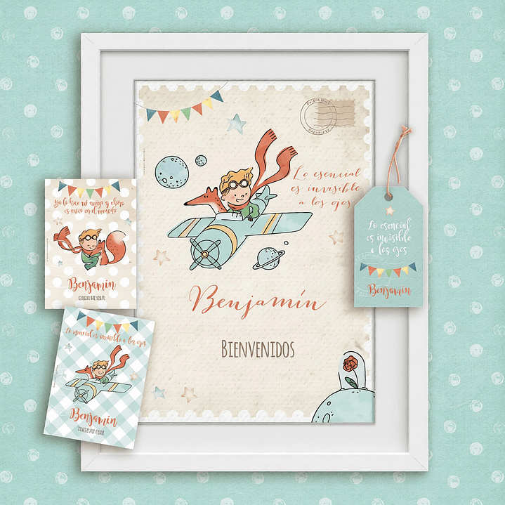 Kit Imprimible El Principito Texto Editable en PDF 1