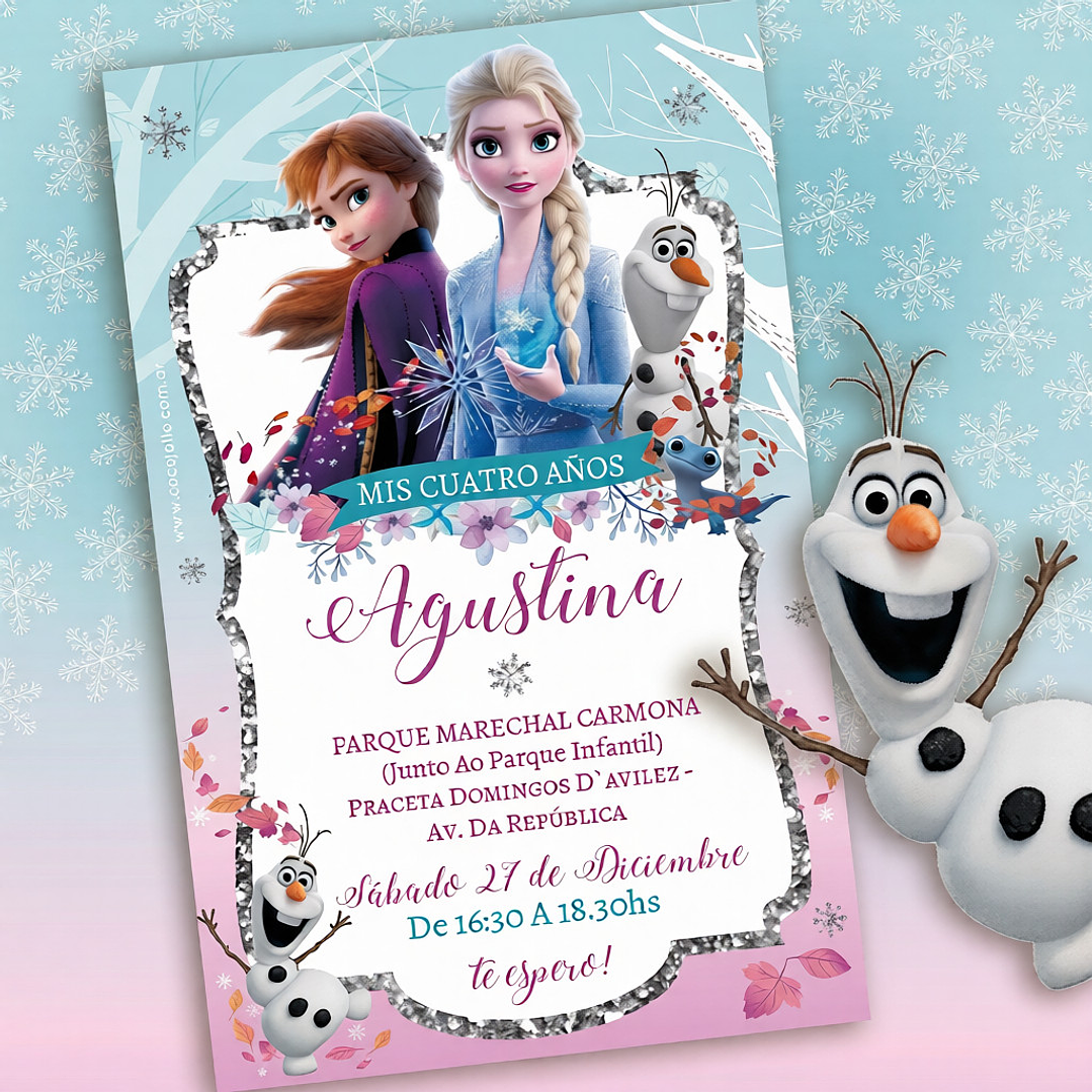 Kit Imprimible Frozen, Anna Y Elsa, Frozen 2, Editable Pdf Cumpleaños 6