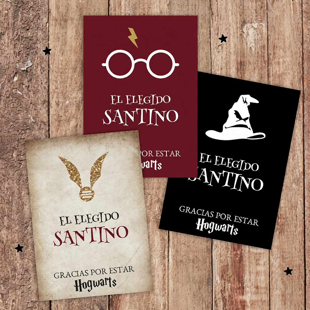 Kit Imprimible Harry Potter Editable con Pdf Cumpleaños 2
