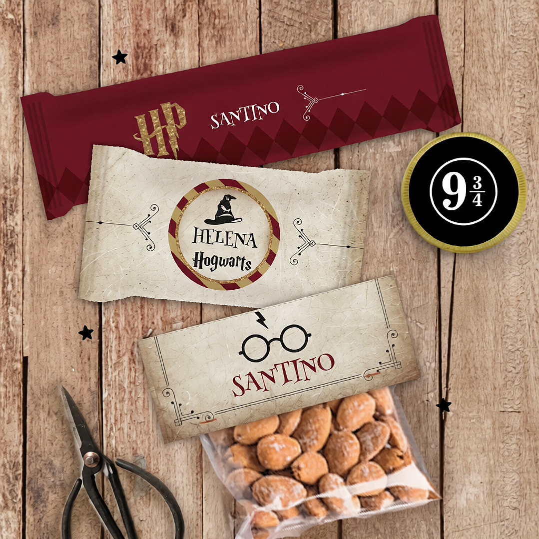 Kit Imprimible Harry Potter Editable con Pdf Cumpleaños 5
