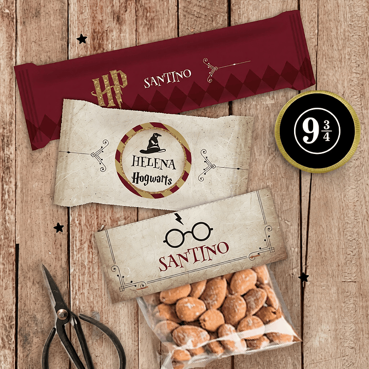 Kit Imprimible Harry Potter Editable con Pdf Cumpleaños 5