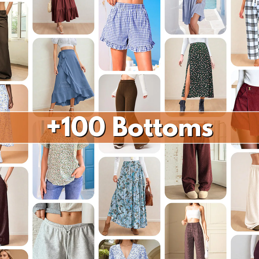 Complete Shop Package + 530 Sewing Patterns / Sewing Patterns / Women's Sewing Patterns / Men's Sewing Patterns / Sewing Patterns for Beginners Dress Corset Pants Top 3