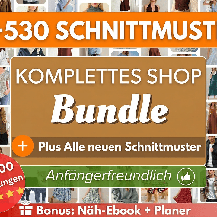 530 Schnittmuster / Schnittmuster / Damen-Schnittmuster / Herren-Schnittmuster / Schnittmuster für Anfänger: Kleid, Korsett, Hose, Oberteil 1