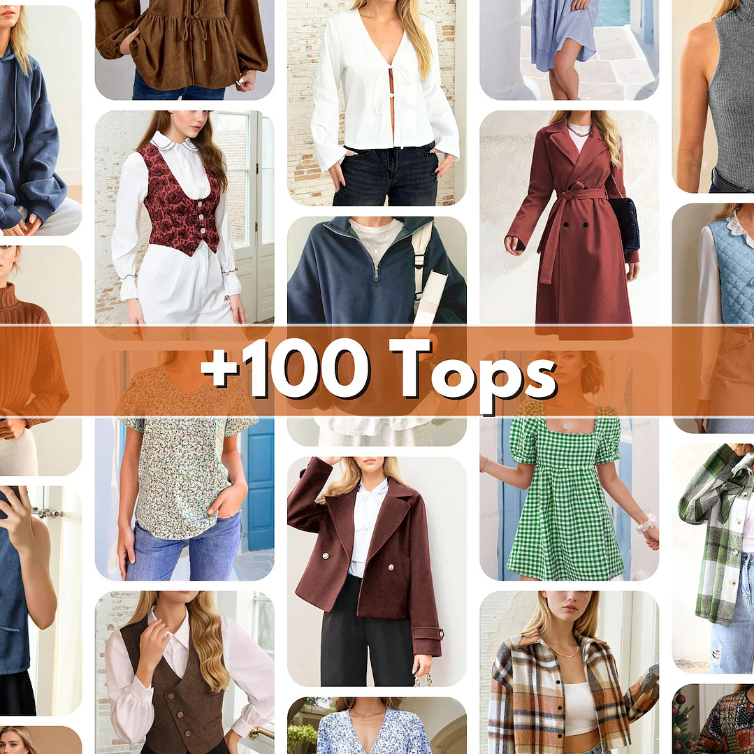 Complete Shop Package + 530 Sewing Patterns / Sewing Patterns / Women's Sewing Patterns / Men's Sewing Patterns / Sewing Patterns for Beginners Dress Corset Pants Top 4