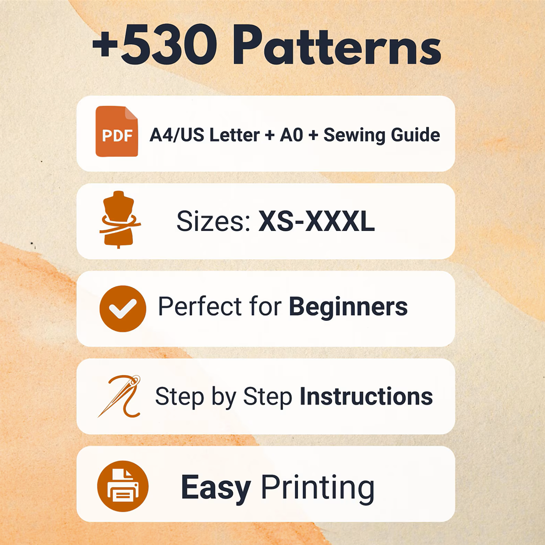 Complete Shop Package + 530 Sewing Patterns / Sewing Patterns / Women's Sewing Patterns / Men's Sewing Patterns / Sewing Patterns for Beginners Dress Corset Pants Top 13