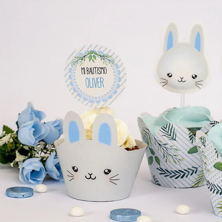 Conejito: wrappers y toppers Descarga GRATIS 4