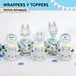 Conejito: wrappers y toppers Descarga GRATIS - Miniatura 1