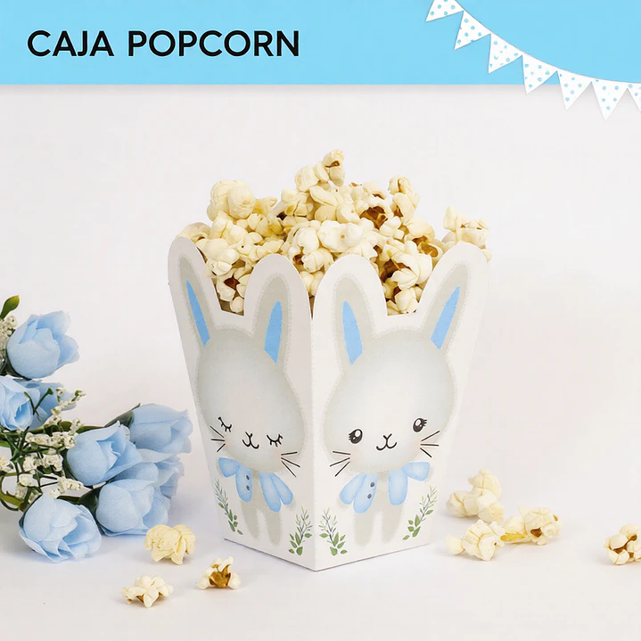 Conejito: cajita popcorn Descarga GRATIS 1