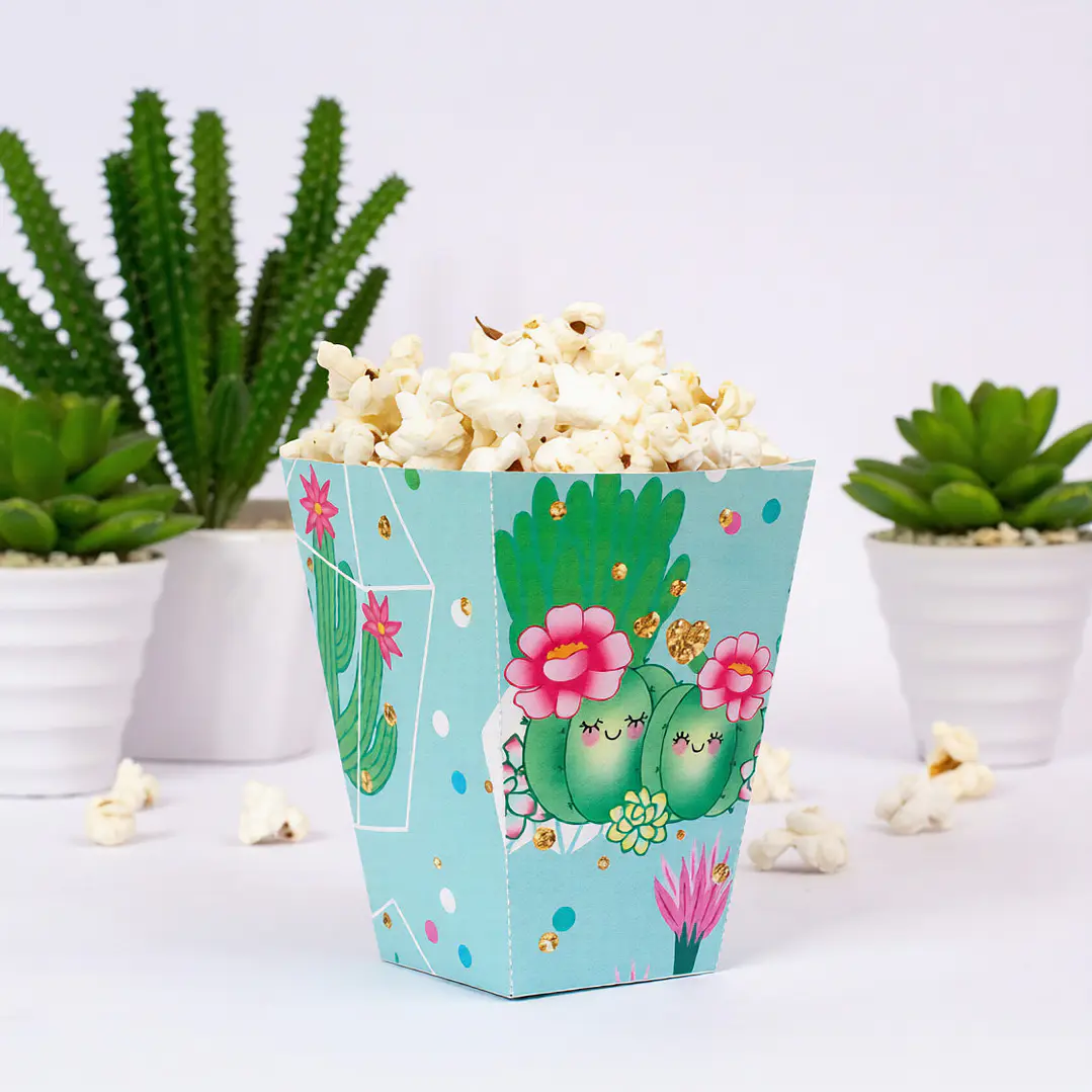 Cactus: cajita popcorn Descarga GRATIS 3