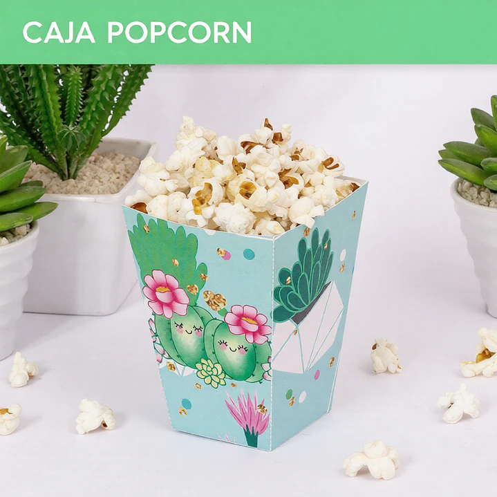 Cactus: cajita popcorn Descarga GRATIS 1