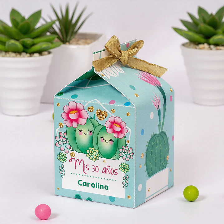 Cactus: cajita milkbox Descarga GRATIS 1