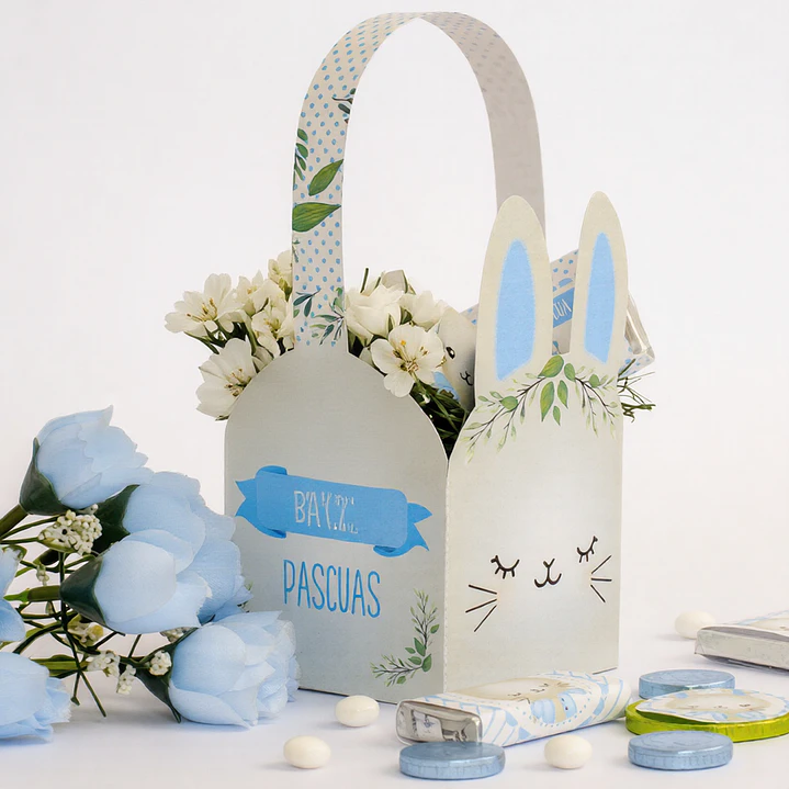 Conejito: cajita con forma Descarga GRATIS 3