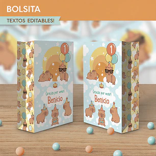 Capibara celeste: bolsa sorpresita Descarga GRATIS
