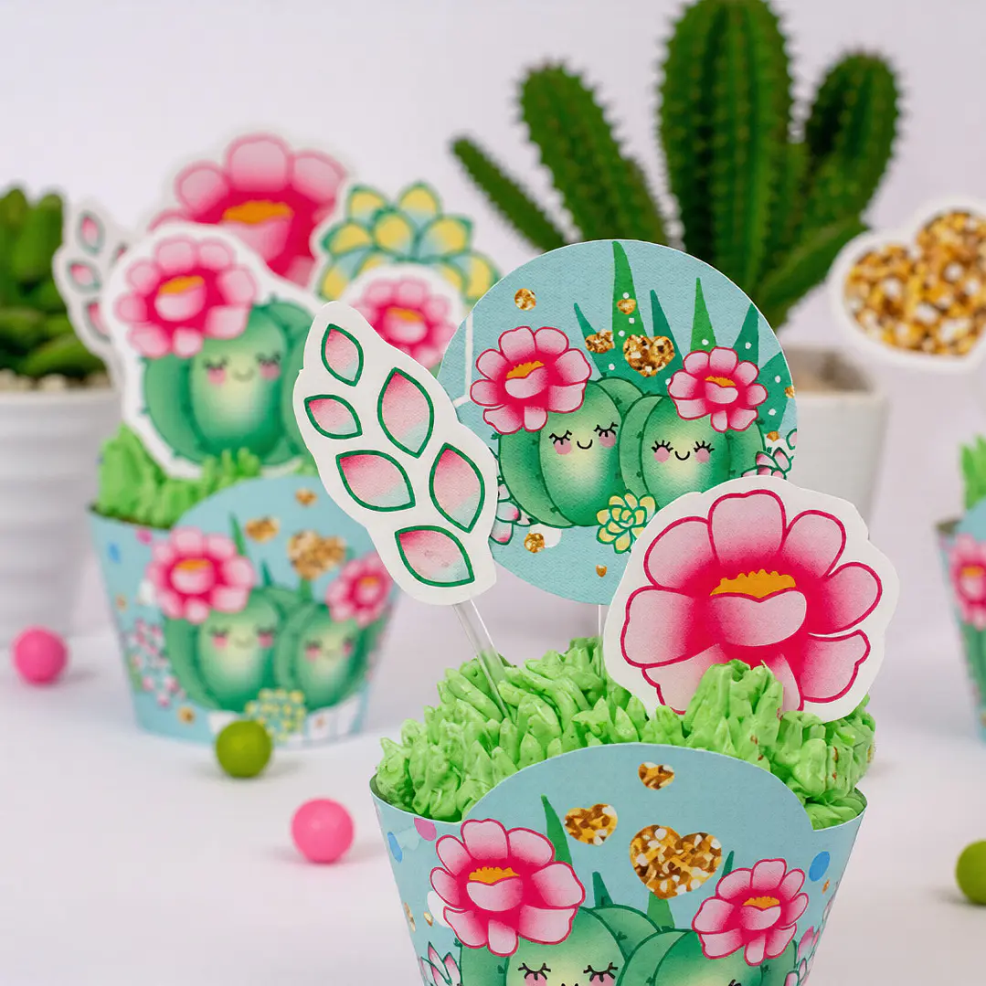 Cactus: wrappers y toppers Descarga GRATIS 6