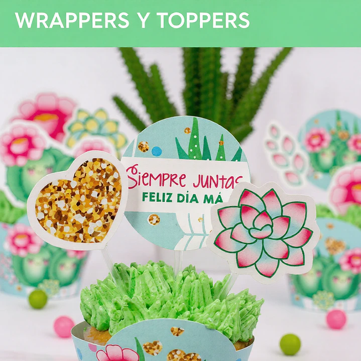 Cactus: wrappers y toppers Descarga GRATIS 7