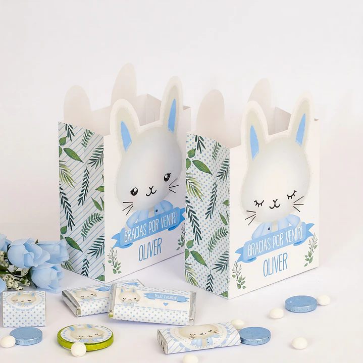 Conejito: bolsas sorpresita para imprimir  Descarga GRATIS 3