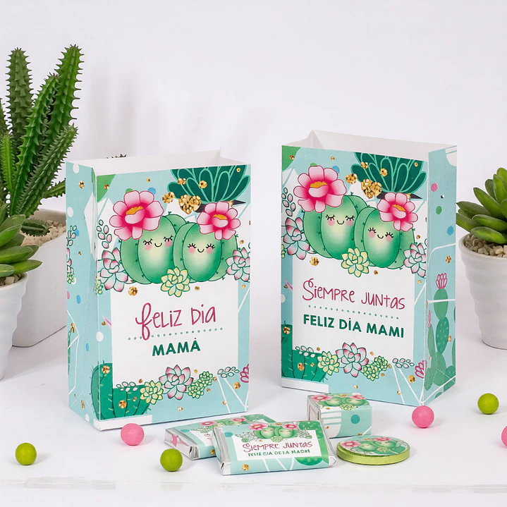 Cactus: bolsa sorpresita para imprimir Descarga GRATIS 4