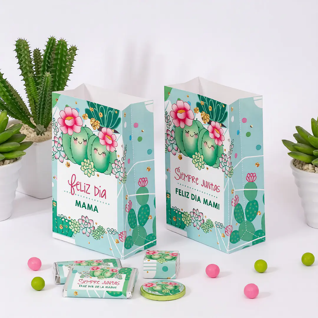 Cactus: bolsa sorpresita para imprimir Descarga GRATIS 5
