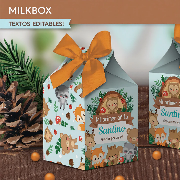 Animales del bosque celeste: milkbox  Descarga GRATIS 1