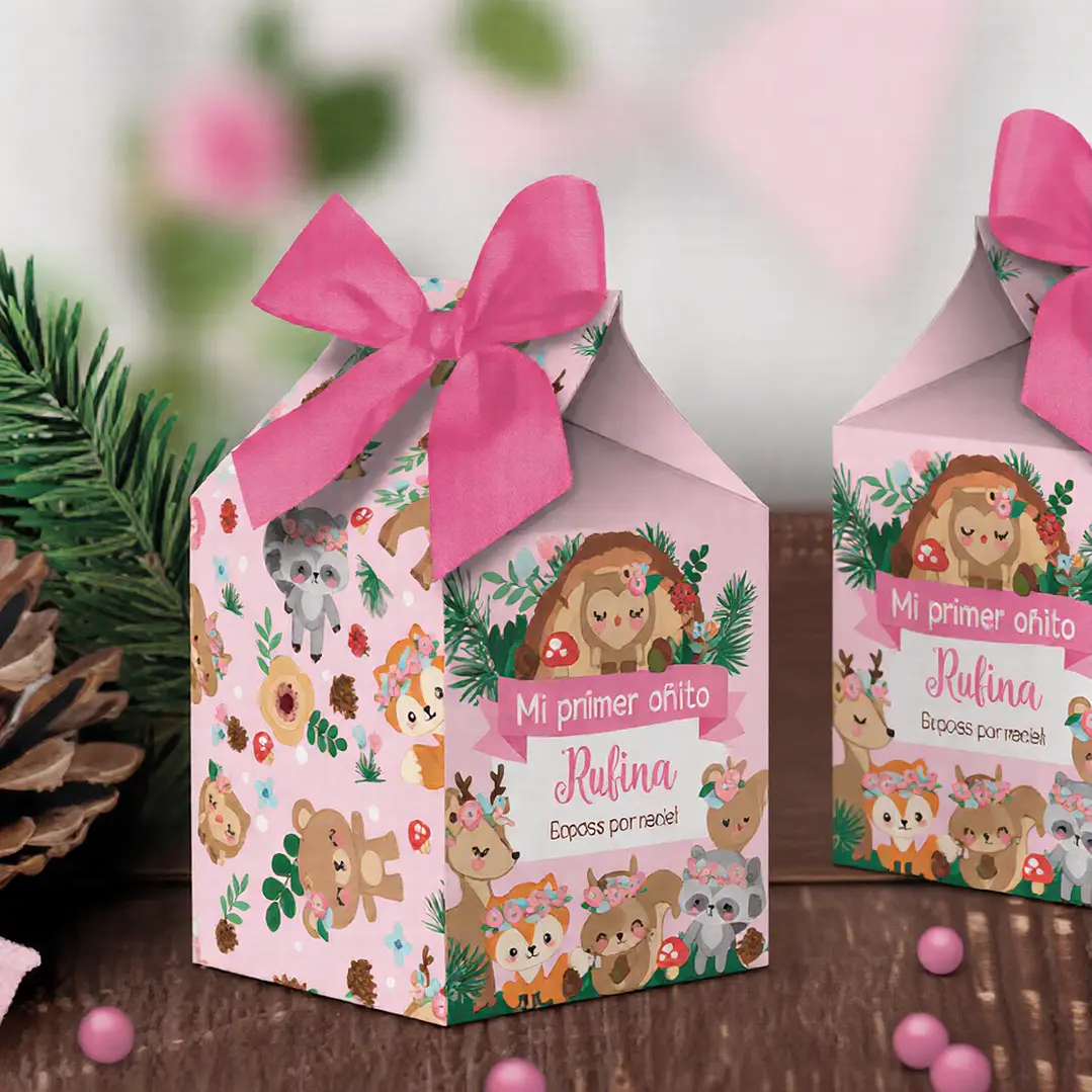 Animales del bosque rosa: milkbox Descarga GRATIS 2