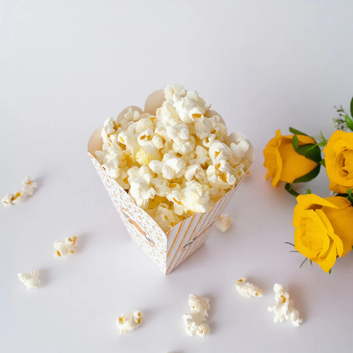 Shabby Chic Amarillo: cajita popcorn Descarga GRATIS 2