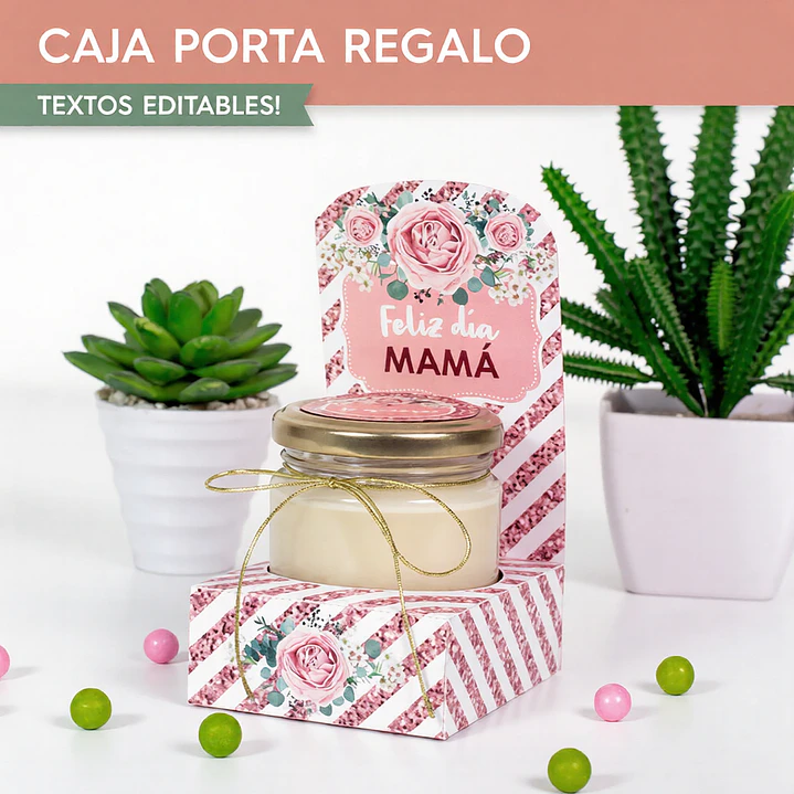 Rose Gold: cajita porta regalo Descarga GRATIS 1