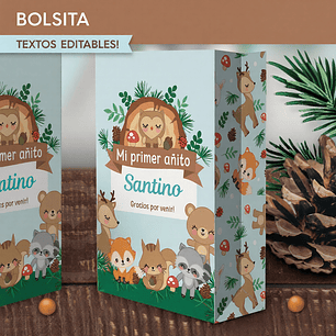 Animales del bosque celeste: bolsa sorpresita Descarga GRATIS