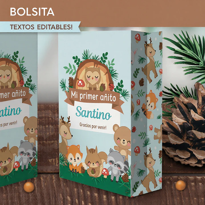 Animales del bosque celeste: bolsa sorpresita Descarga GRATIS 1