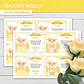 Shabby Chic Amarillo: estampita religiosa MOD 2 Descarga GRATIS - Miniatura 1