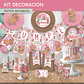 Capibara rosa: decoración de fiesta para imprimir Descarga GRATIS - Miniatura 1