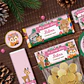 Animales del bosque rosa: kit etiquetas de golosinas Descarga GRATIS - Miniatura 2
