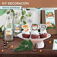 Animales del bosque celeste: kit imprimible decoración de fiesta Descarga GRATIS - Miniatura 3