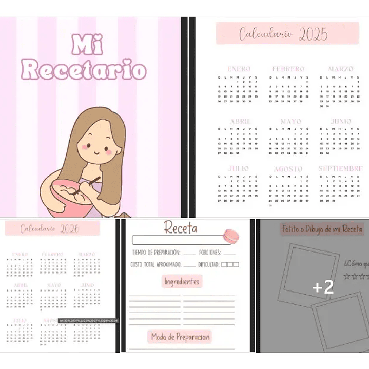 Mega Kit Imprimible Agendas + Planners 2026 GRATIS 3