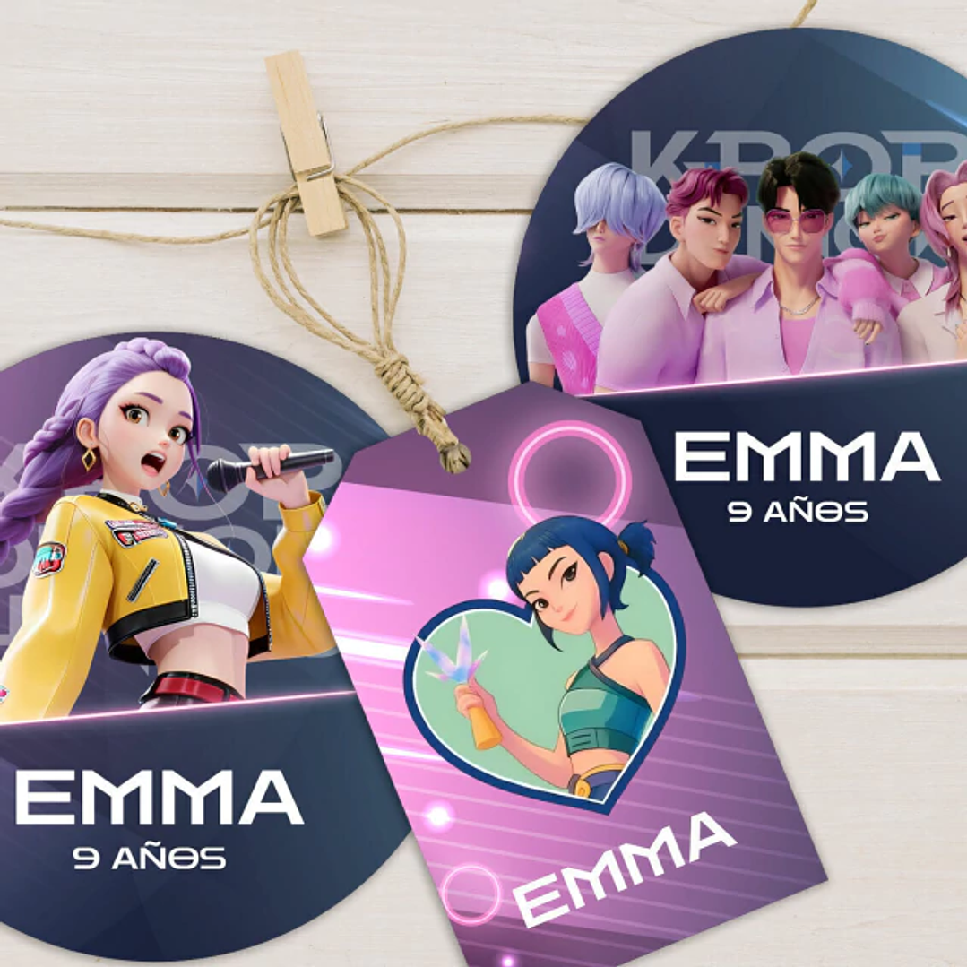 Kit Guerreras K-pop Demon Hunters GRATIS  3