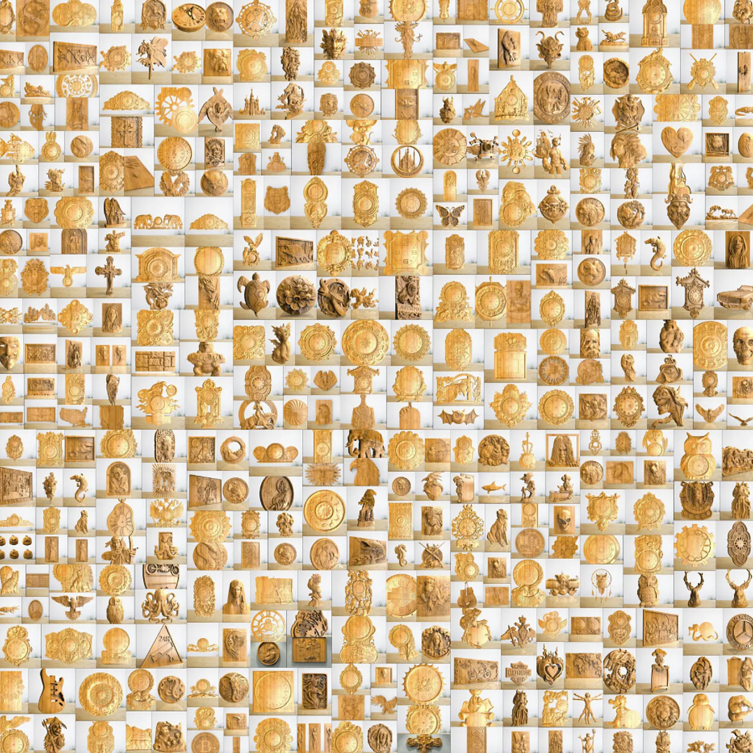 Paquete STL para fresadora CNC 3D: Panorámicas y bajorrelieves: +8500 archivos STL de paneles y bajorrelieves para fresadora CNC 3D - Acceso de por vida a Google Drive 6
